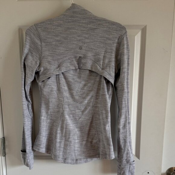 Lululemon Define Jacket-Wee Are From Space Ice Grey Size 6 - Picture 6 of 9
